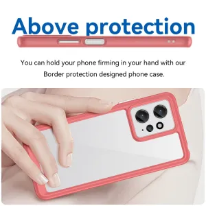 CRYSTAL Ochranný kryt pre Xiaomi Redmi Note 12 červený