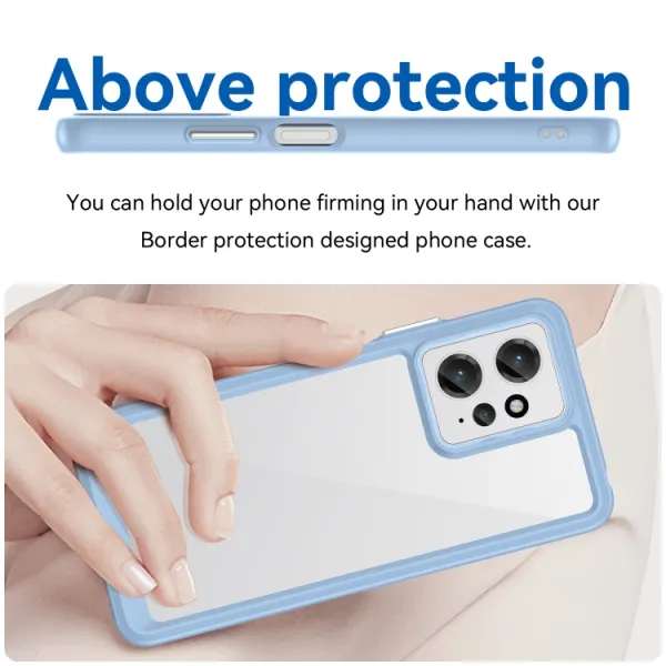 CRYSTAL Ochranný kryt pre Xiaomi Redmi Note 12 modrý