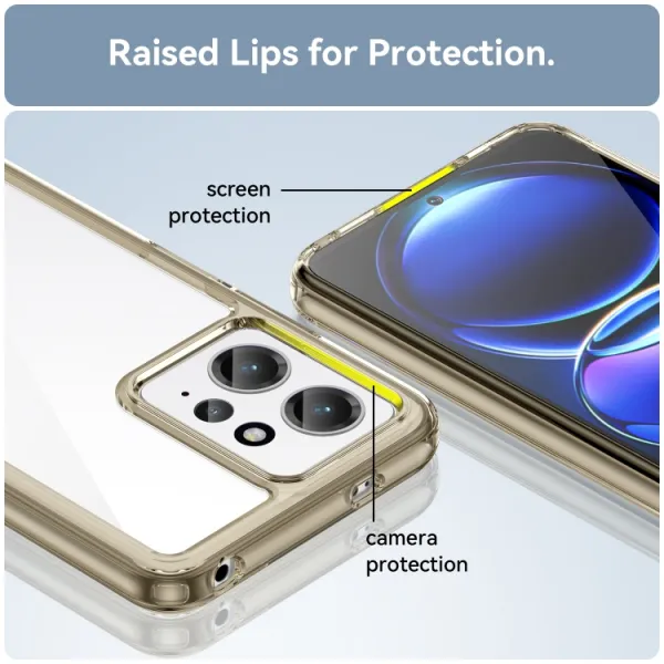 CRYSTAL Ochranný kryt pre Xiaomi Redmi Note 12 šedý