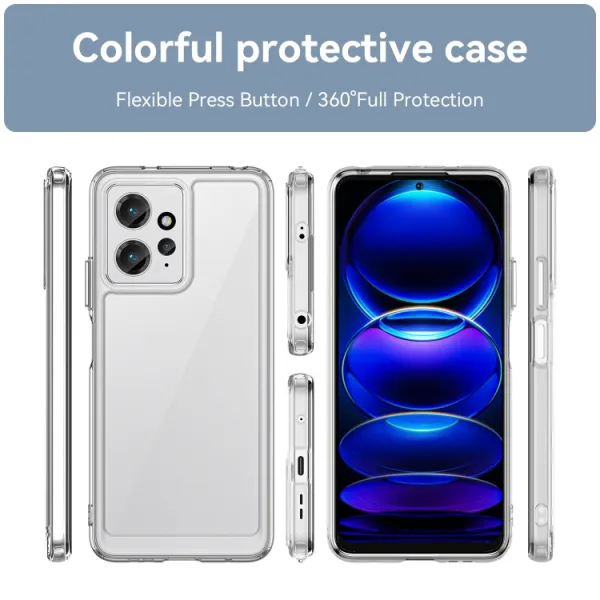 CRYSTAL Ochranný kryt pre Xiaomi Redmi Note 12 priehľadný