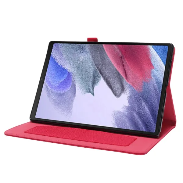 FABRIC Zaklápací obal pre Huawei MatePad SE červený
