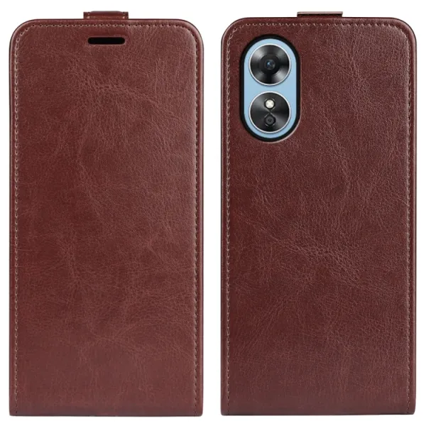 Vyklápacie puzdro Oppo A17 hnedé
