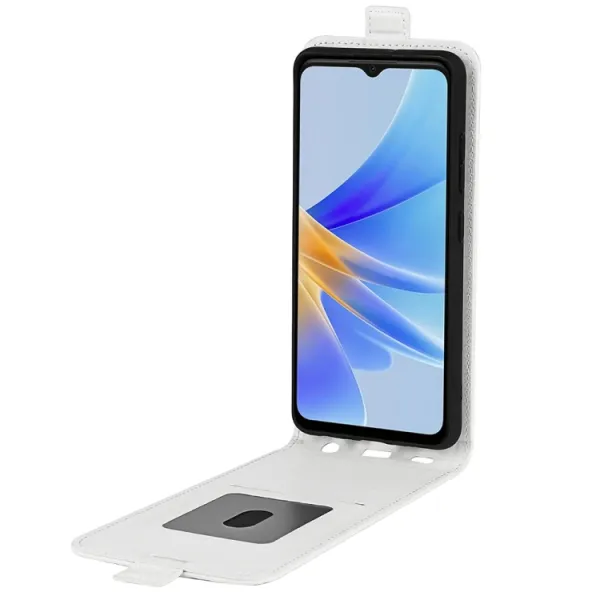 Vyklápacie puzdro Oppo A17 biele