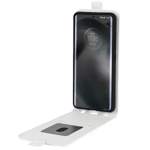 Vyklápacie puzdro Motorola Moto E22 biele