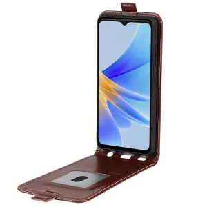 Vyklápacie puzdro Oppo A17 hnedé