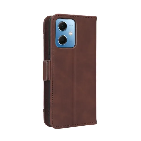 SLOT Peňaženkový obal pre Xiaomi Redmi Note 12 5G hnedý