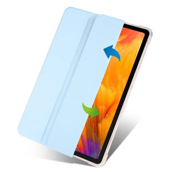 CRYSTAL Zaklápacie puzdro Huawei MatePad SE svetlomodré