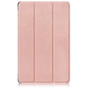 LEATHER Zaklápací obal pre Huawei Matepad SE ružovozlatý