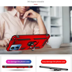 RING Obal s držiakom pre Xiaomi Redmi Note 12 5G červený