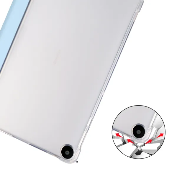 CRYSTAL Zaklápacie puzdro Huawei MatePad SE svetlomodré