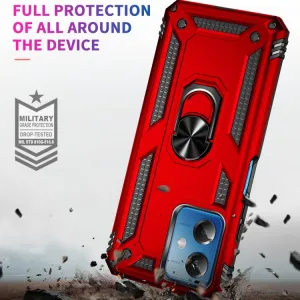 RING Obal s držiakom pre Xiaomi Redmi Note 12 5G červený