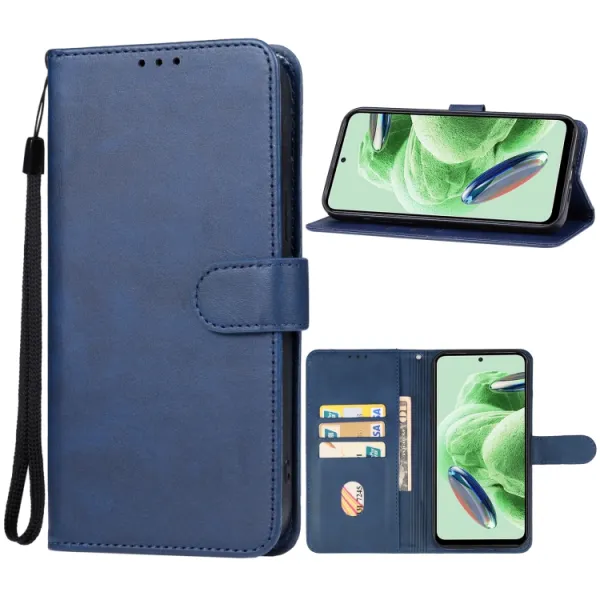 SMOOTH Peňaženkové puzdro pre Xiaomi Redmi Note 12 5G modré