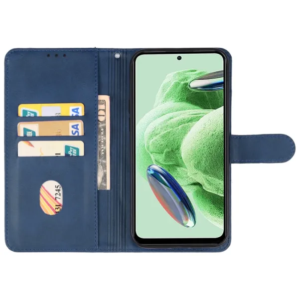 SMOOTH Peňaženkové puzdro pre Xiaomi Redmi Note 12 5G modré