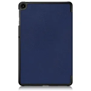 LEATHER Zaklápací obal pre Huawei Matepad SE modrý