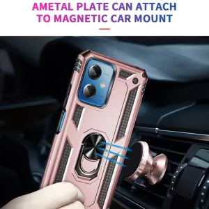 RING Obal s držiakom pre Xiaomi Redmi Note 12 5G ružový