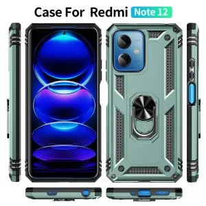 RING Obal s držiakom pre Xiaomi Redmi Note 12 5G zelený