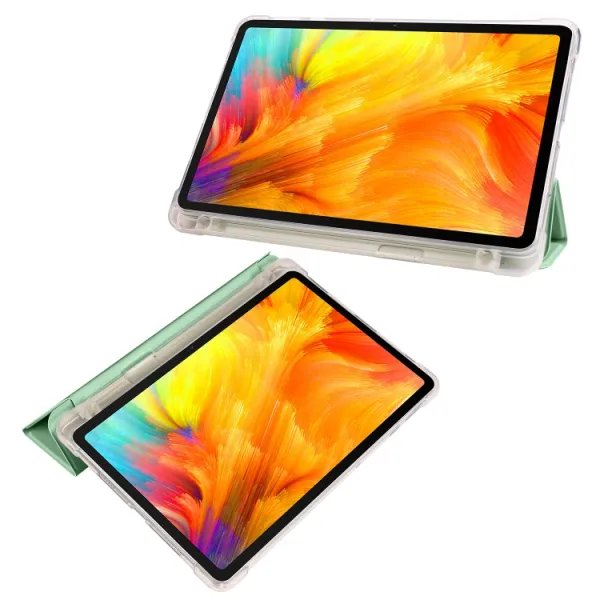 CRYSTAL Zaklápacie puzdro Huawei MatePad SE svetlozelené