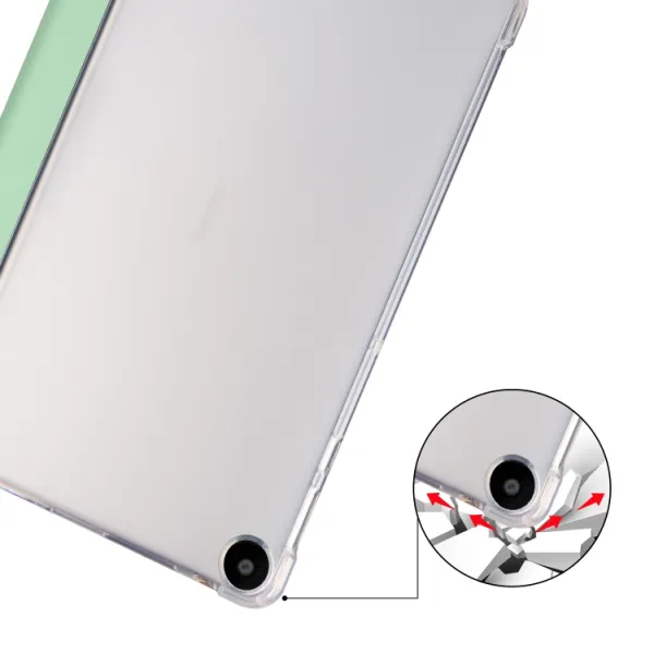 CRYSTAL Zaklápacie puzdro Huawei MatePad SE svetlozelené