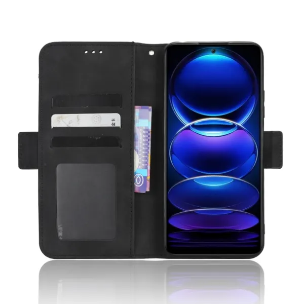 SLOT Peňaženkový obal pre Xiaomi Redmi Note 12 5G čierny