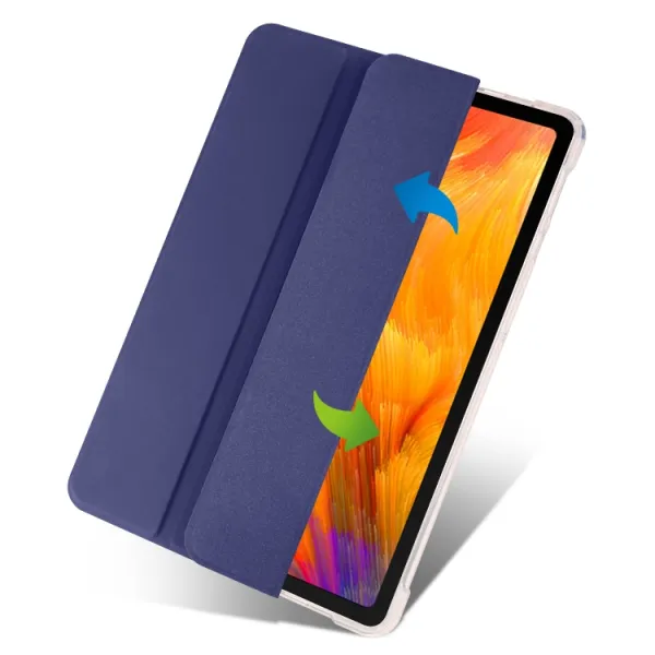CRYSTAL Zaklápacie puzdro Huawei MatePad SE tmavomodré