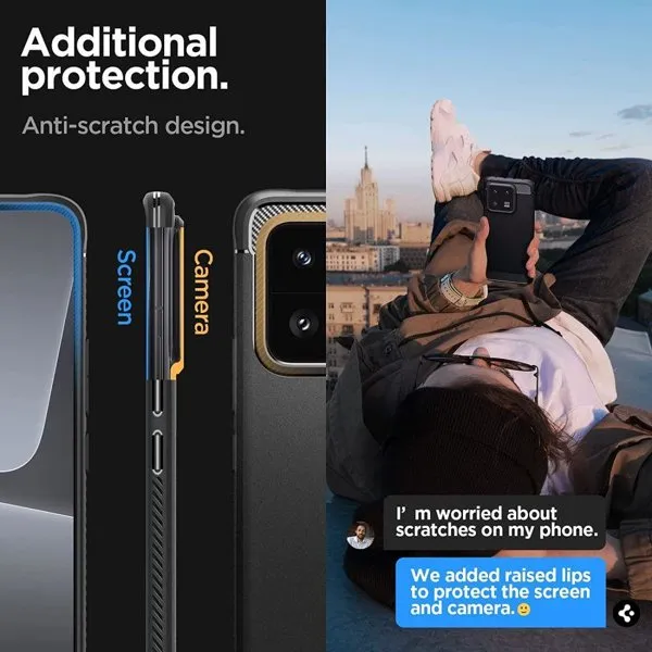 SPIGEN RUGGED ARMOR Kryt Xiaomi 13 čierny