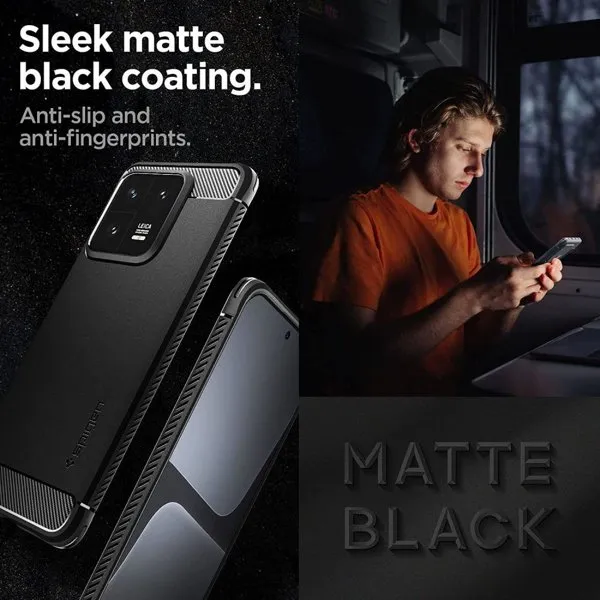 SPIGEN RUGGED ARMOR Kryt Xiaomi 13 čierny
