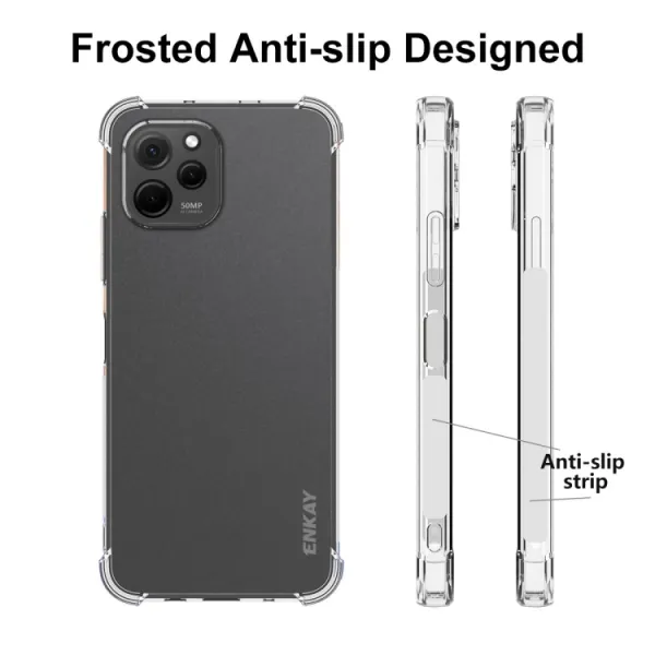 ENKAY AIRBAG Extra odolný kryt Huawei Nova Y61 priehľadný