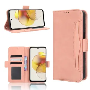 SLOT Peňaženkový obal pre Motorola Moto G73 5G ružový