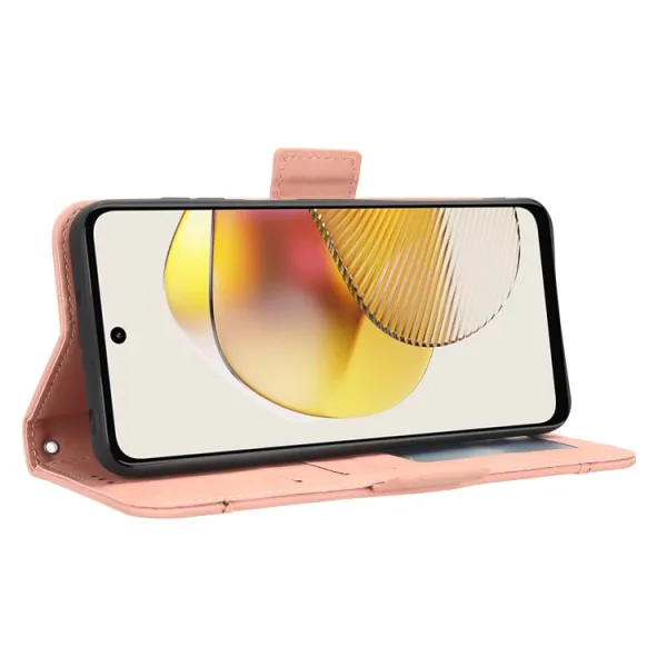 SLOT Peňaženkový obal pre Motorola Moto G73 5G ružový