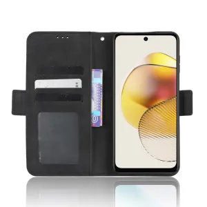 SLOT Peňaženkový obal pre Motorola Moto G73 5G čierny