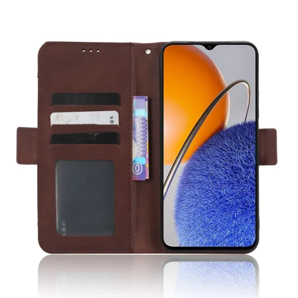 SLOT Peňaženkový obal pre Huawei Nova Y61 hnedý