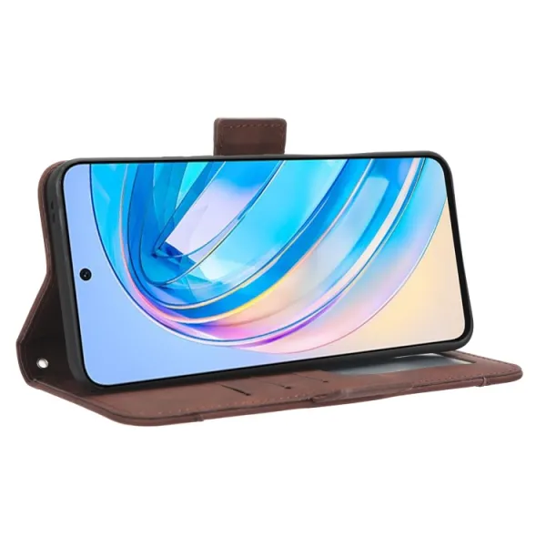 SLOT Peňaženkový obal pre Honor X8a hnedý
