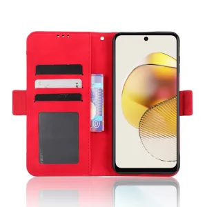 SLOT Peňaženkový obal pre Motorola Moto G53 5G červený