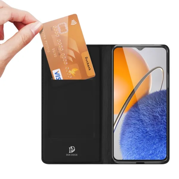 DUX Peňaženkový kryt Huawei Nova Y61 čierny