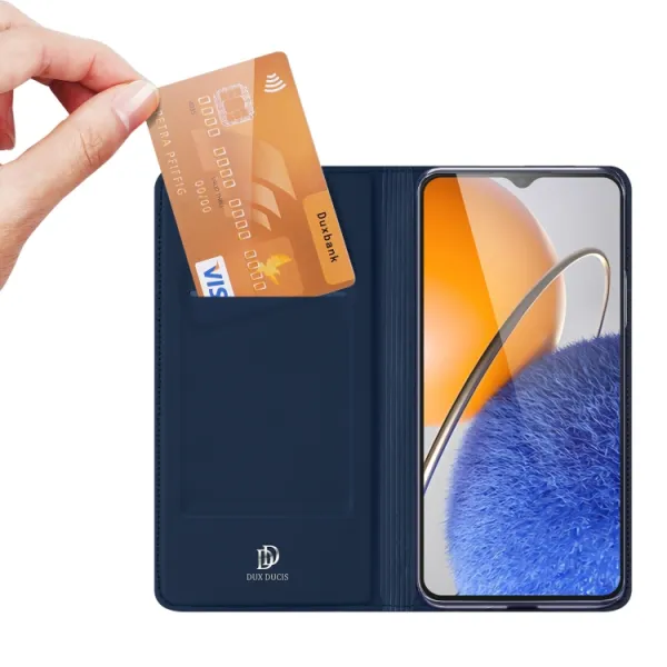 DUX Peňaženkový kryt Huawei Nova Y61 modrý