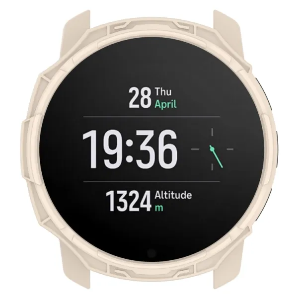 TPU HALF COVER Obal pre Suunto 9 Peak / 9 Peak Pro béžový