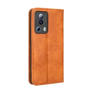 BUSINESS Peňaženkový kryt pre Xiaomi 13 Lite hnedý
