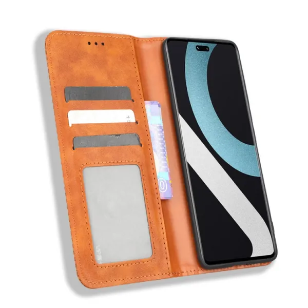BUSINESS Peňaženkový kryt pre Xiaomi 13 Lite hnedý