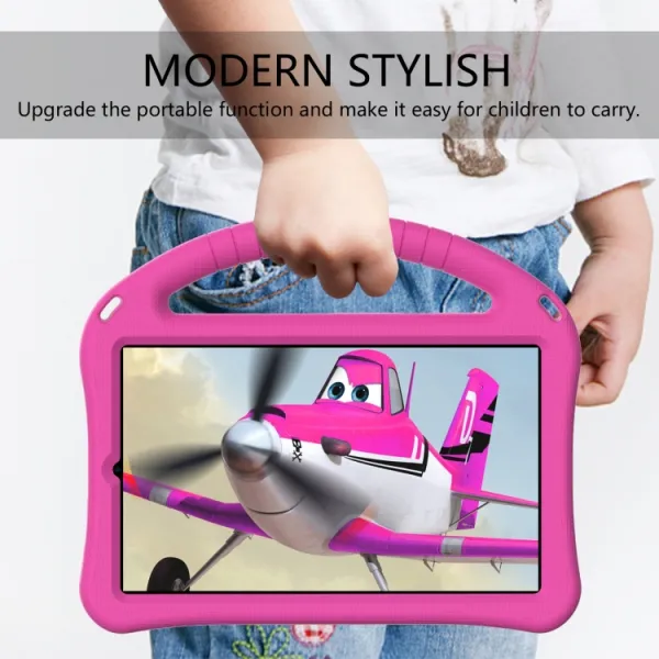 KIDDO Detský obal pre Lenovo Tab M8 4. generácia (4th gen) ružový