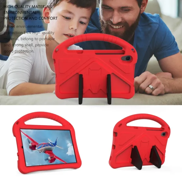 KIDDO Detský obal pre Lenovo Tab M8 4. generácia (4th gen) červený