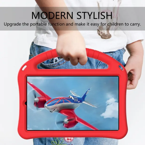 KIDDO Detský obal pre Lenovo Tab M8 4. generácia (4th gen) červený