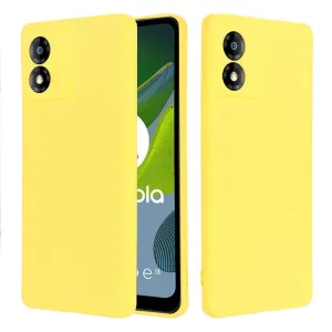 RUBBER Ochranný kryt pre Motorola Moto E13 žltý