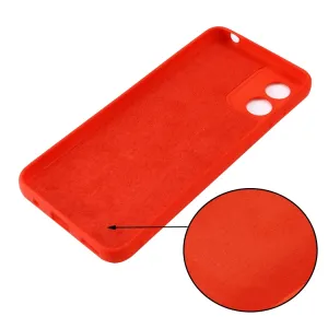 RUBBER Ochranný kryt pre Motorola Moto E13 červený