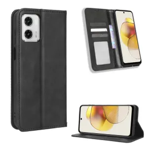 BUSINESS Peňaženkový kryt pre Motorola Moto G73 5G čierny