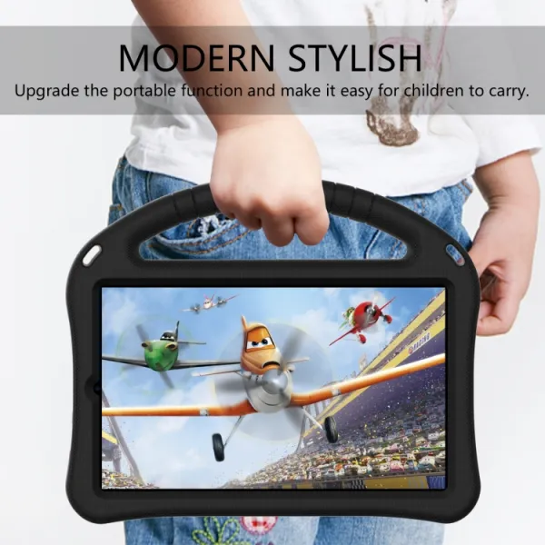 KIDDO Detský obal pre Lenovo Tab M8 4. generácia (4th gen) čierny