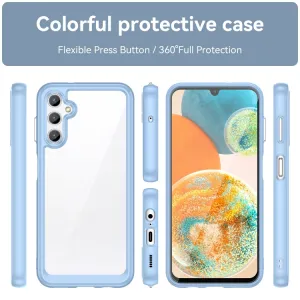 CRYSTAL Ochranný kryt pre Samsung Galaxy A14 svetlomodrý