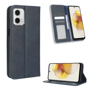 BUSINESS Peňaženkový kryt pre Motorola Moto G73 5G modrý