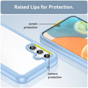 CRYSTAL Ochranný kryt pre Samsung Galaxy A14 svetlomodrý