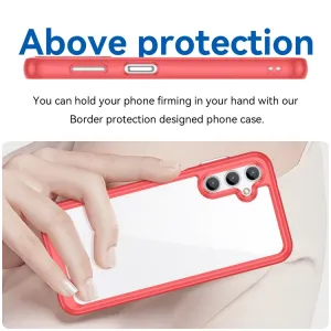 CRYSTAL Ochranný kryt pre Samsung Galaxy A14 červený