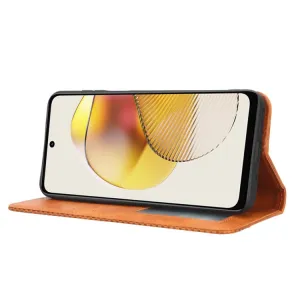 BUSINESS Peňaženkový kryt pre Motorola Moto G53 5G hnedý